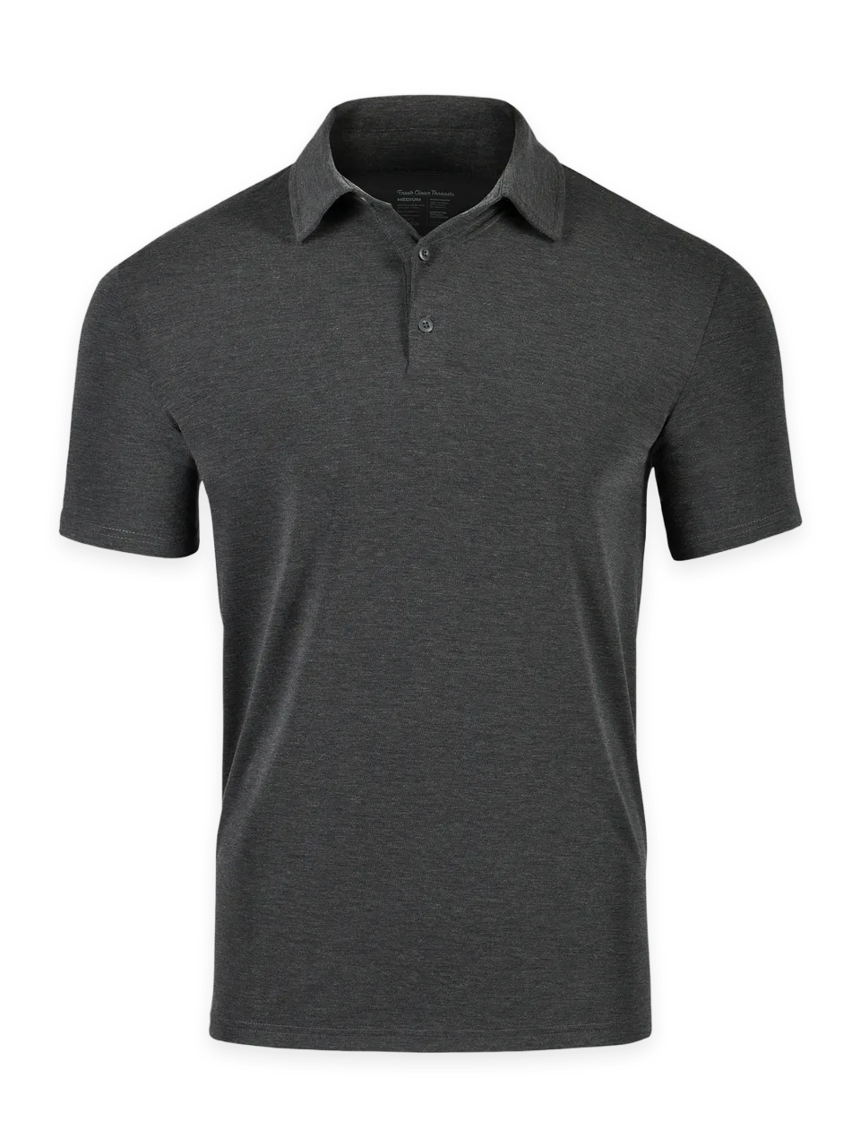 Fresh Clean Threads Charcoal Performance Cool Polo