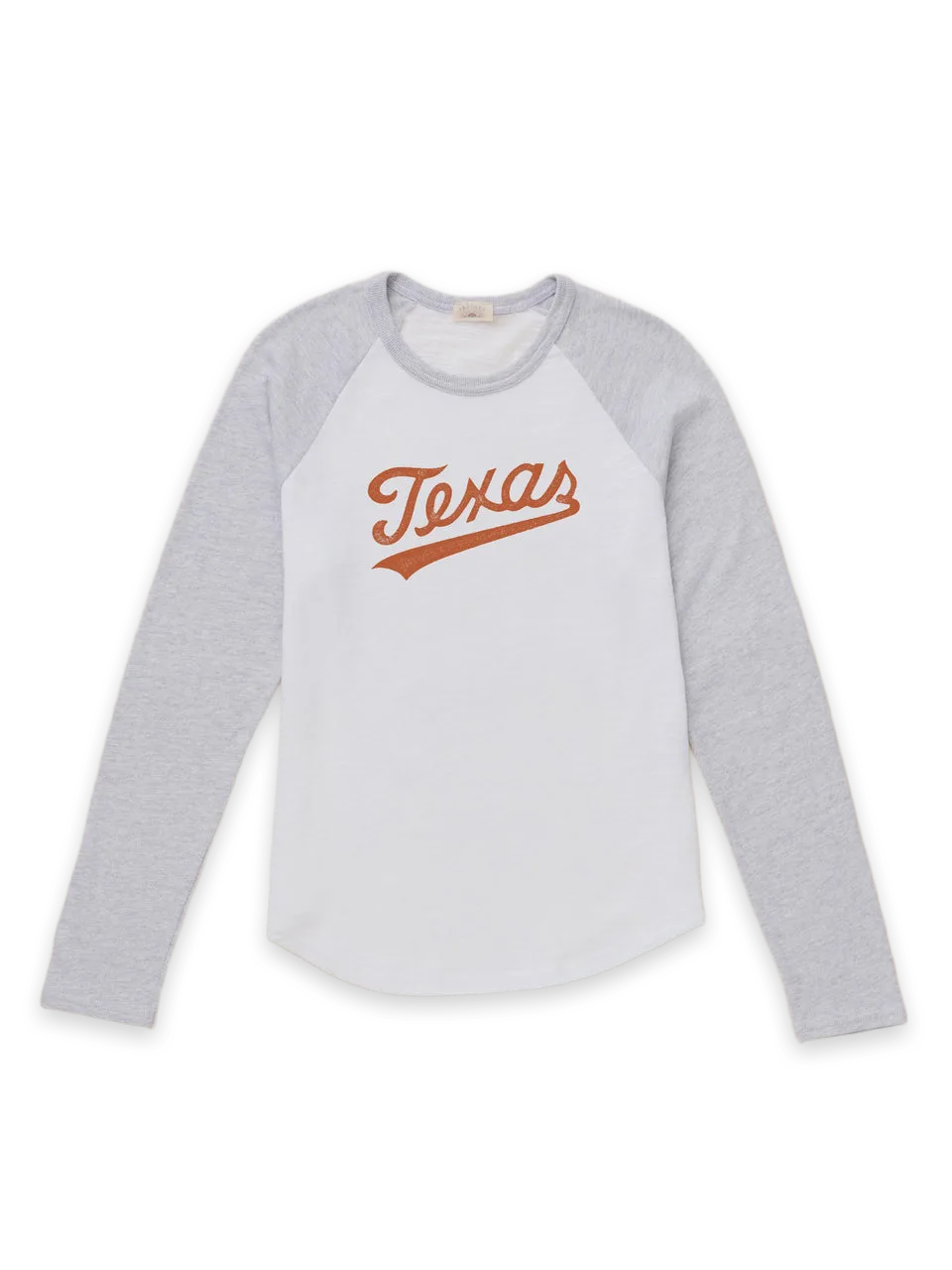 Faherty University of Texas Sunwashed Organic Raglan Long-Sleeve, photo 2