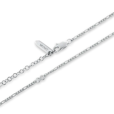 MVMT Figaro Chain Necklace Silver