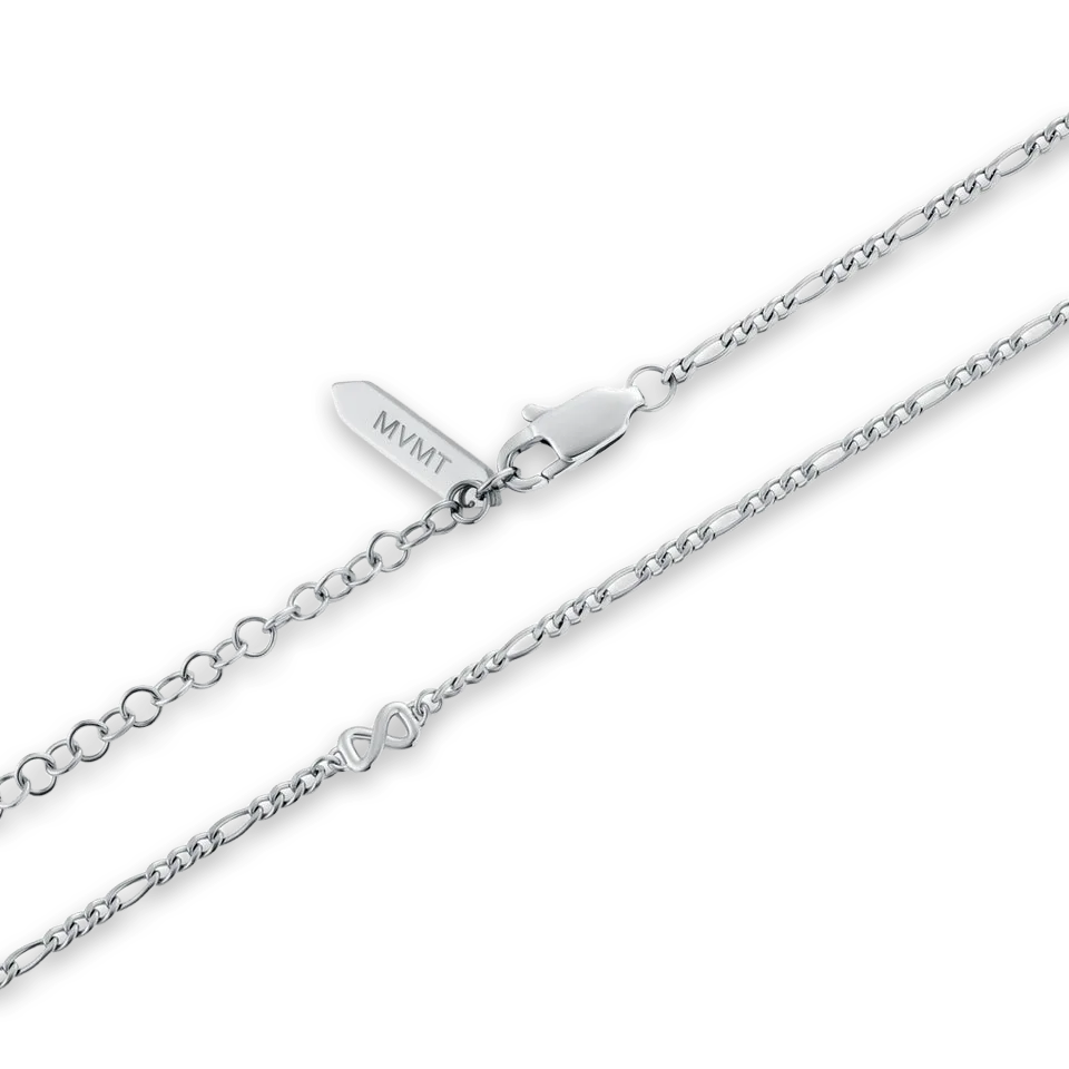 MVMT Figaro Chain Necklace Silver