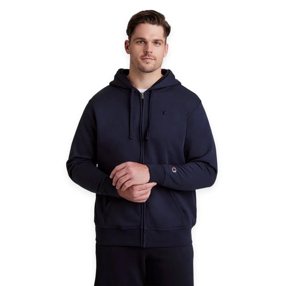 Champion Powerblend Full-Zip Hoodie, C Logo · Big & Tall