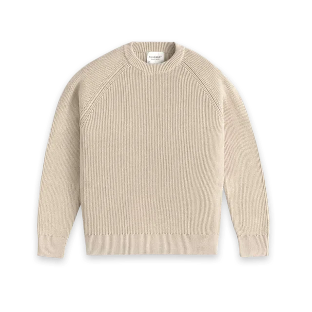 Thursday Boots Ribbed Crewneck Sweater
