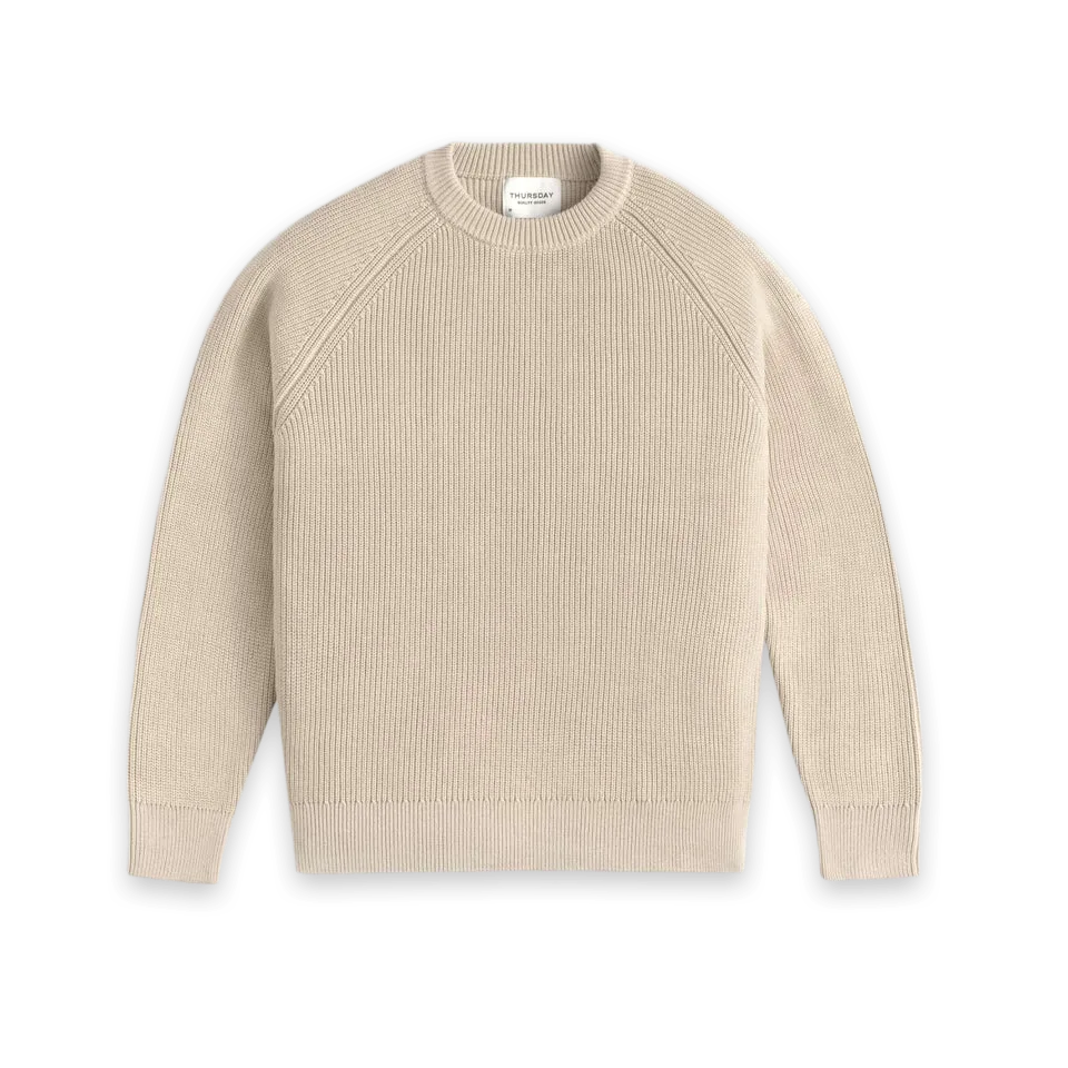 Thursday Boots Ribbed Crewneck Sweater
