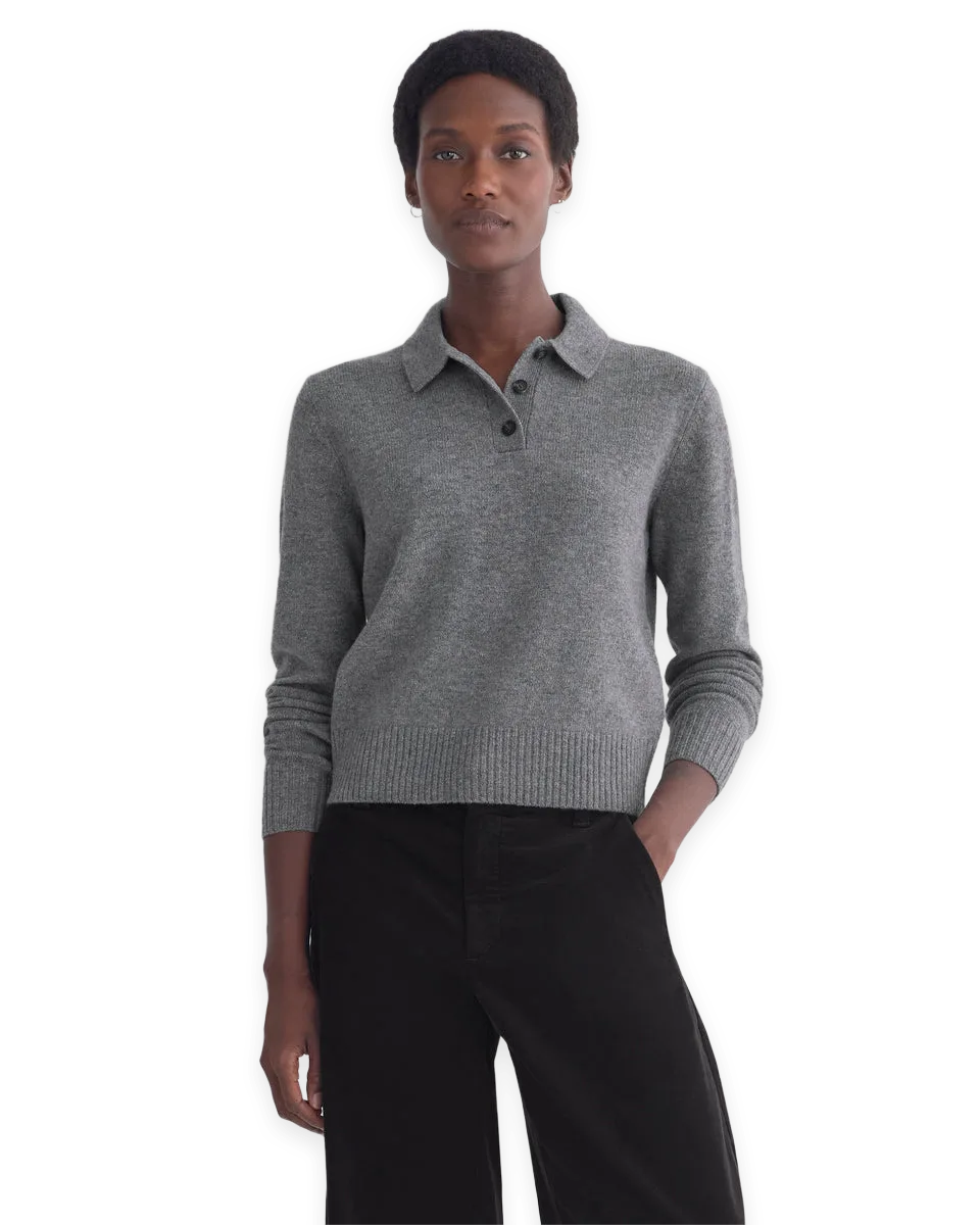 Everlane Shrunken Polo in Luxe Merino