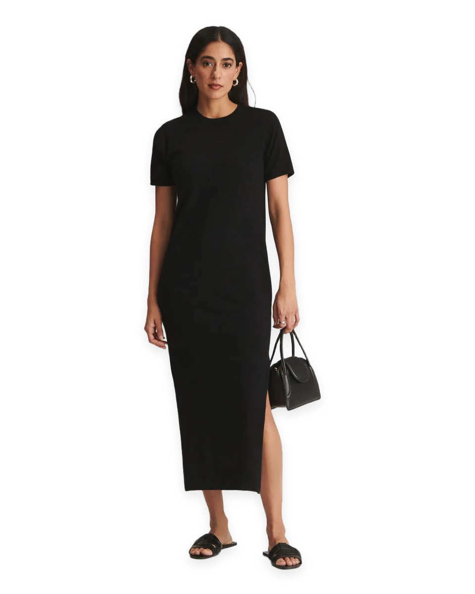 Naadam Super Fine Cashmere T-Shirt Dress