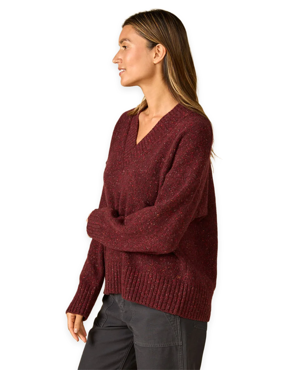 Outerknown Roma Donegal V-Neck Sweater