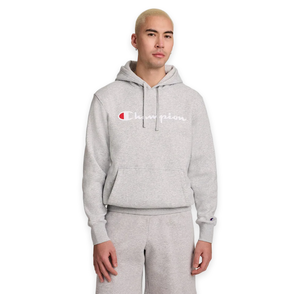 Champion Powerblend Hoodie, Full Script Logo