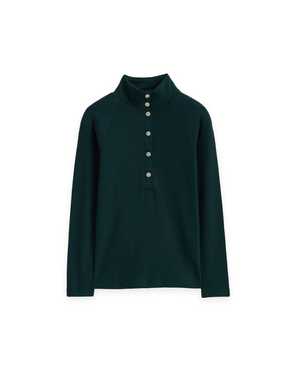 Everlane Effortless Rib Raglan Henley