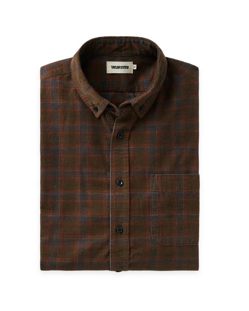 Taylor Stitch The Jack in Mulch Check Pincord