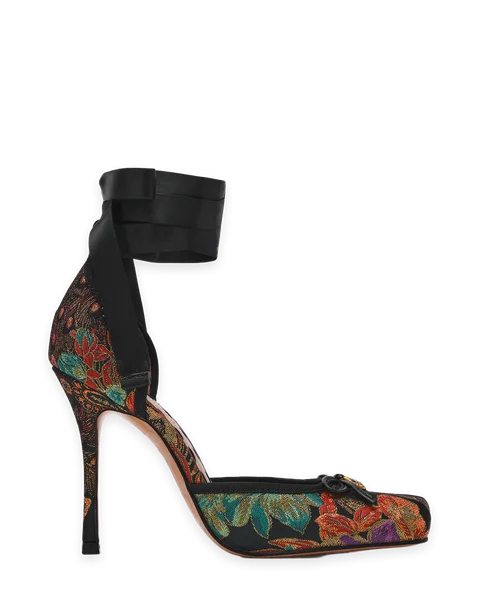 Steve Madden LARINA BLACK MULTI BROCADE