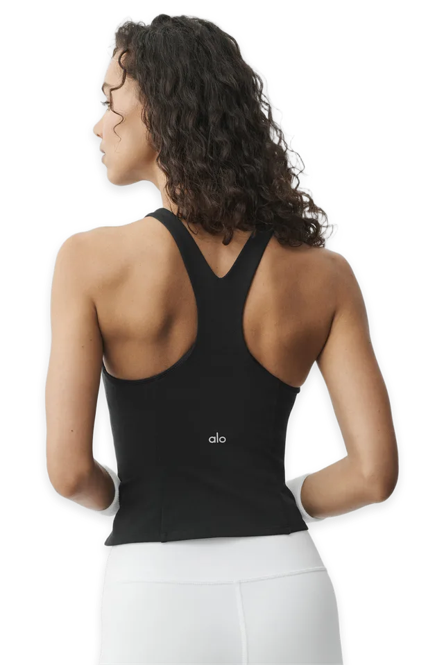 Alo Airbrush Lock In Bra Tank