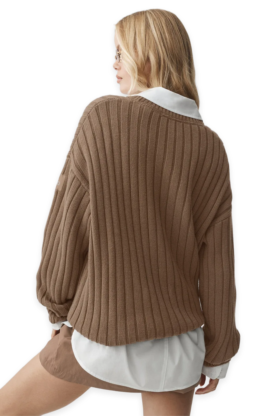 Alo Cotton Rib Parallel Sweater, photo 2