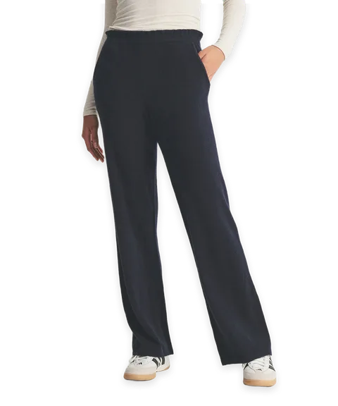Naadam Signature Cashmere Paperbag Wide Leg Pants