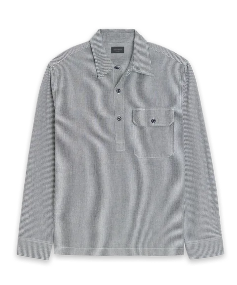 Todd Snyder Hickory Stripe Mariner Shirt