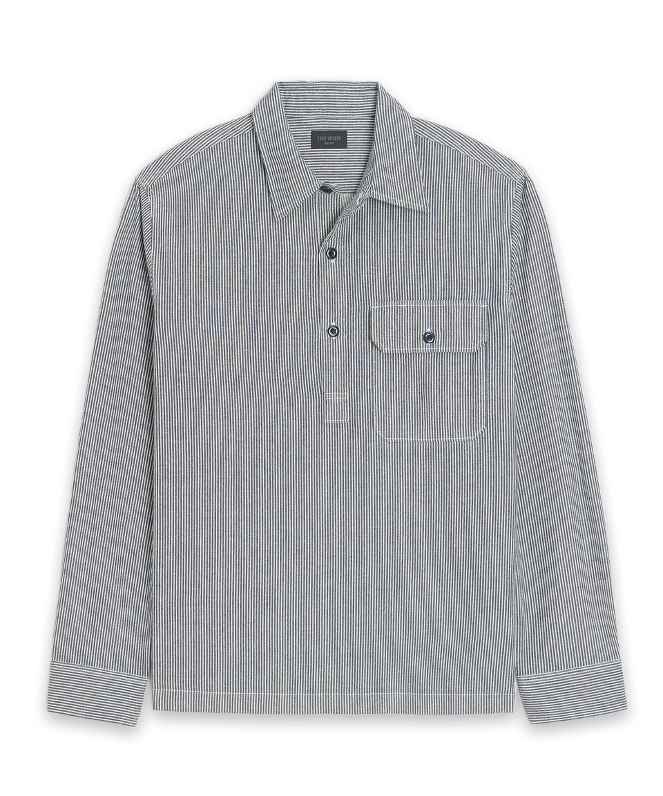 Todd Snyder Hickory Stripe Mariner Shirt