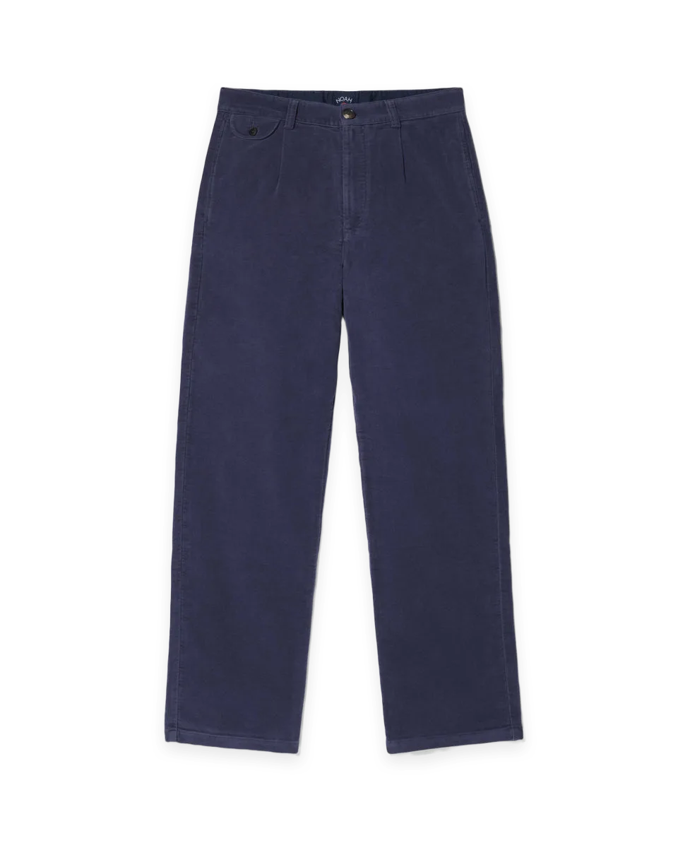 Noah Moleskin Single-Pleat Pant