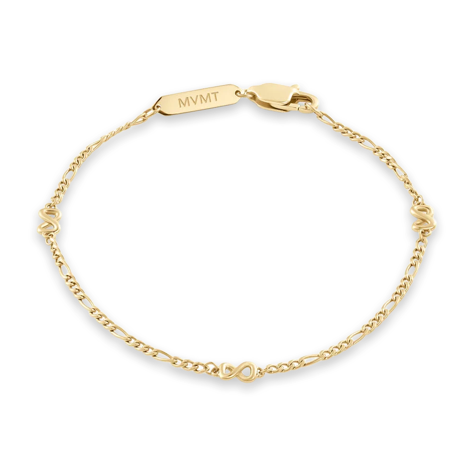 MVMT Figaro Chain Bracelet Gold