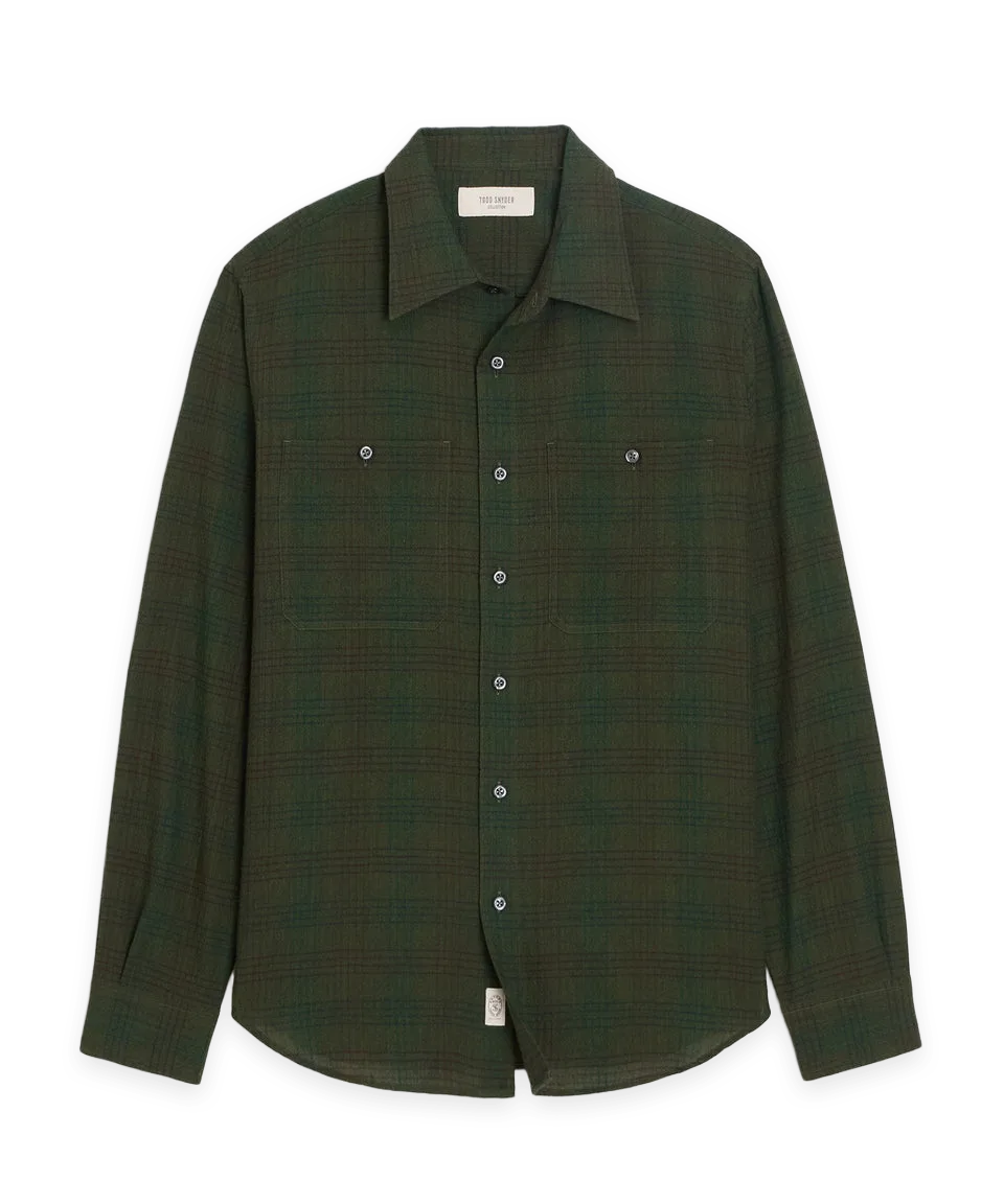 Todd Snyder Crepe Country Shirt