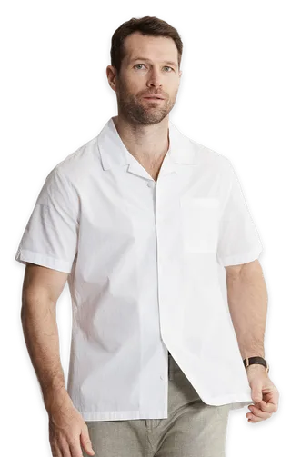 Jachs NY Paper Touch Short Sleeve Camp Shirt