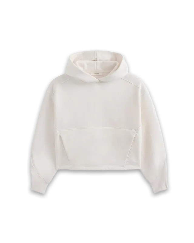 Everlane Luxe Fleece Seamed Cropped Hoodie