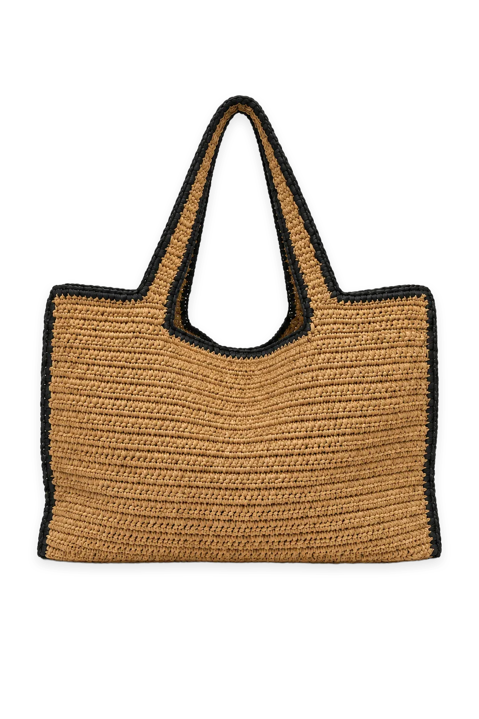 Oak + Fort NATURAL STRAW WOVEN TOTE BAG