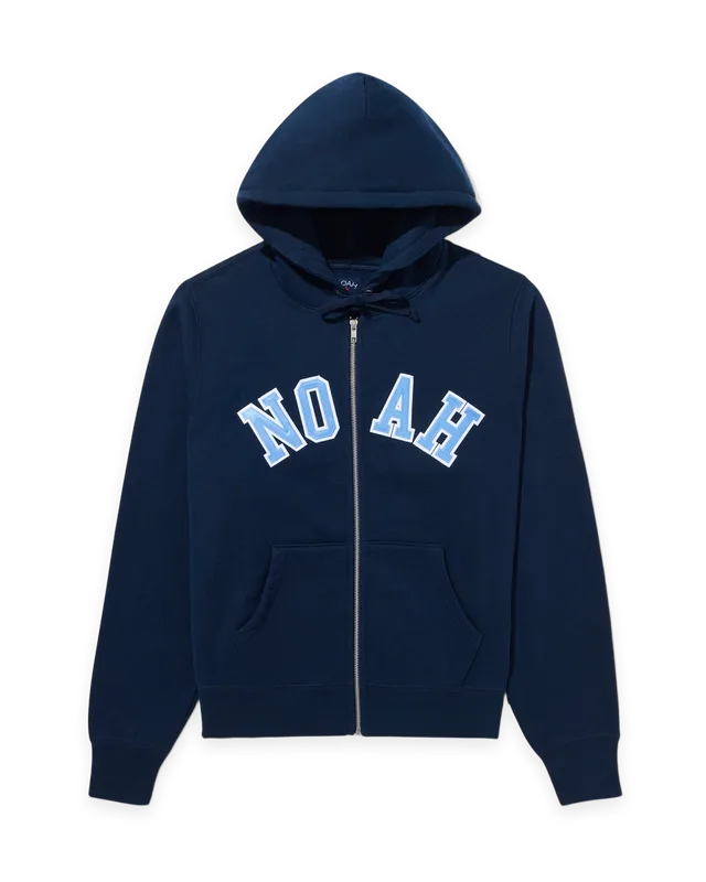 Noah Arch Appliqué Zip-Up Hoodie