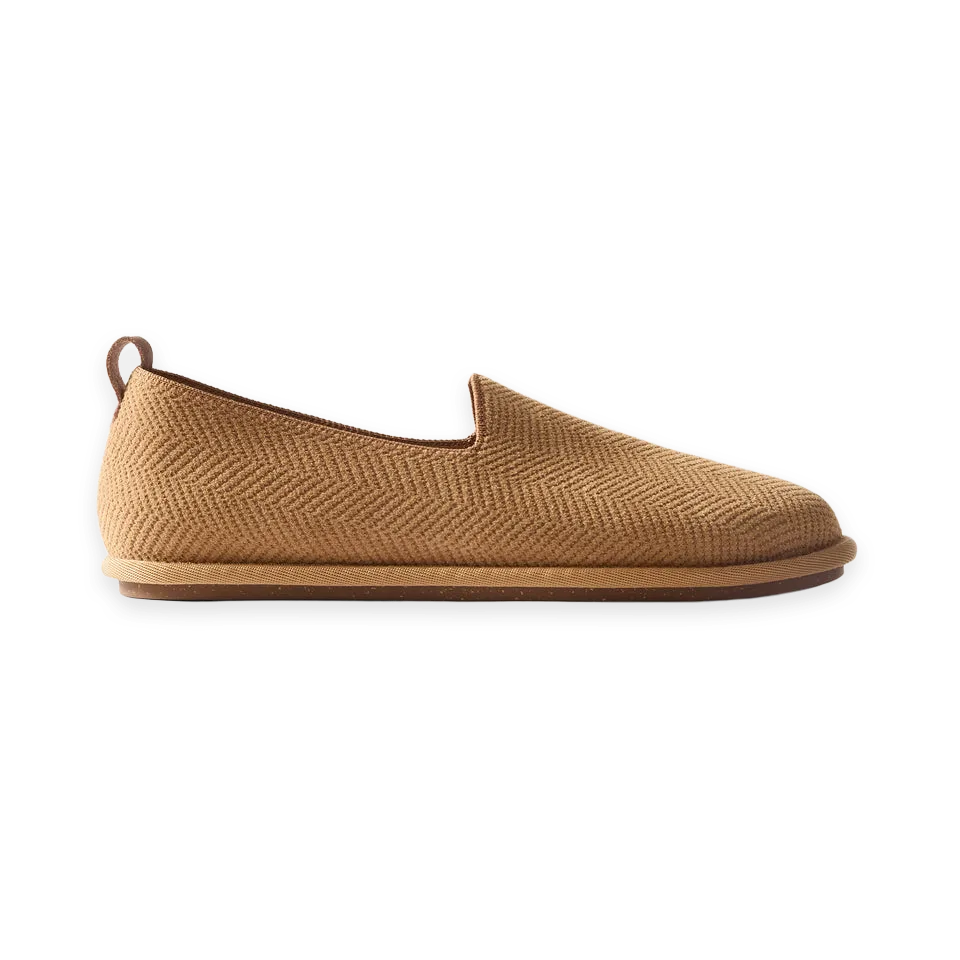 Rothy's The Men's Cruiser Loafer · ReVelvet™ Pecan Herringbone