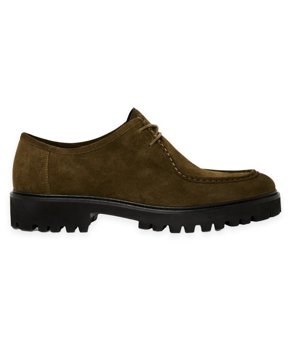 Todd Snyder Suede Derby Shoe