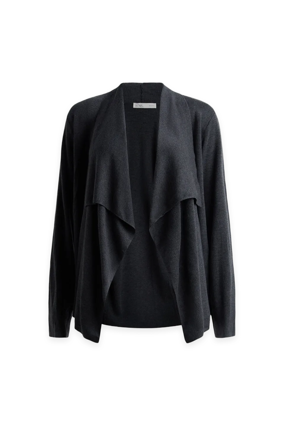 Oak + Fort DRAPED OPEN FRONT CARDIGAN