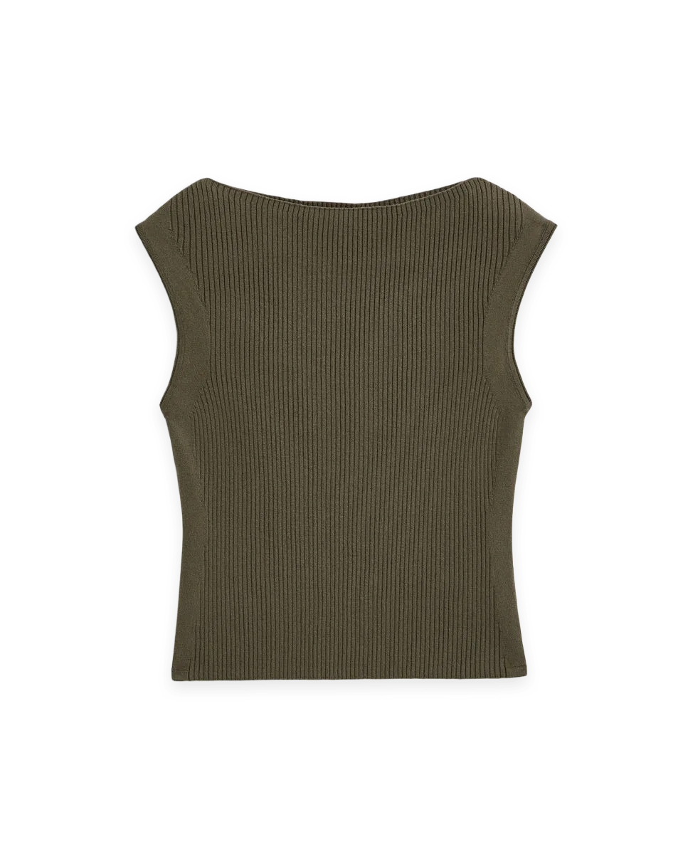 Everlane Boat-Neck Ribbed Knit