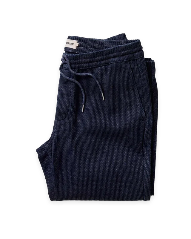 Taylor Stitch The Apres Pant in Rinsed Indigo Sashiko