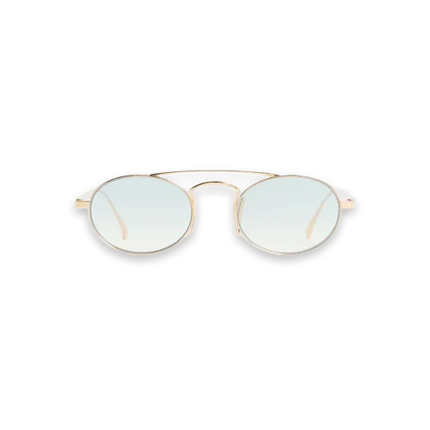 Kith Giorgio Armani & Kith Oval Sunglasses · Titanium