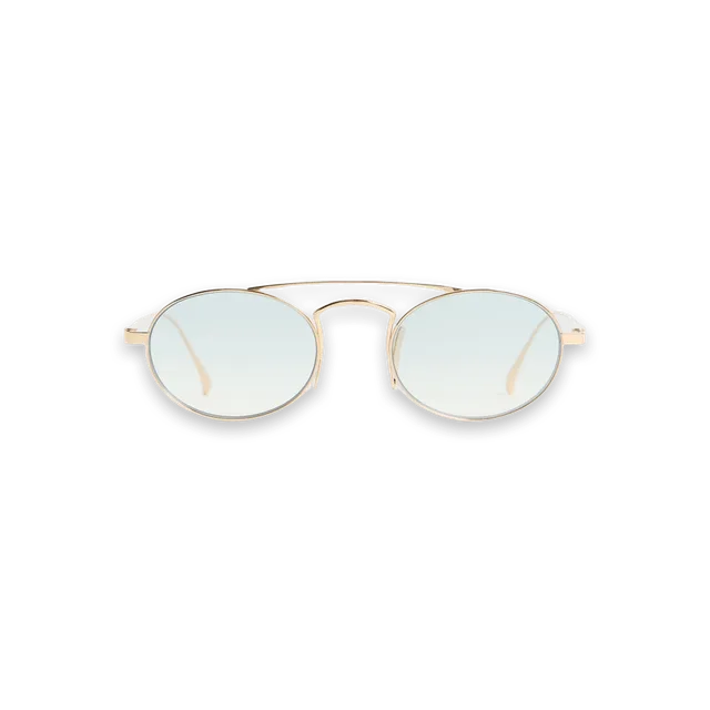 Kith Giorgio Armani & Kith Oval Sunglasses · Titanium