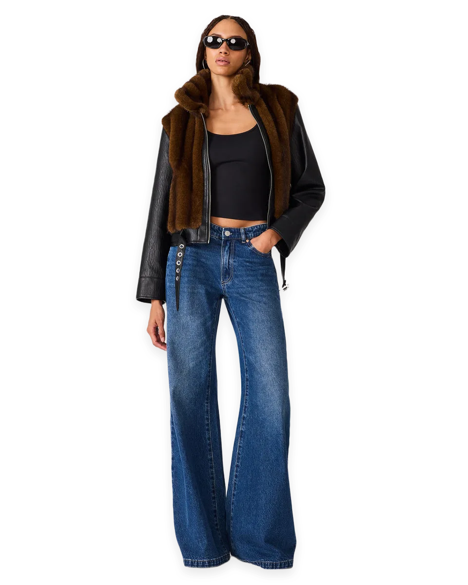 Steve Madden RYLAND JACKET FUR PRINT