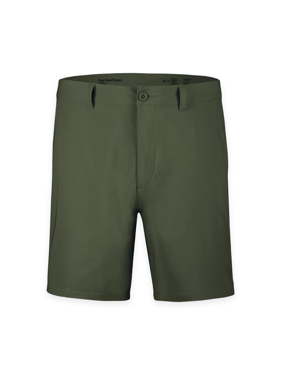 Fresh Clean Threads Olive Everyday Shorts