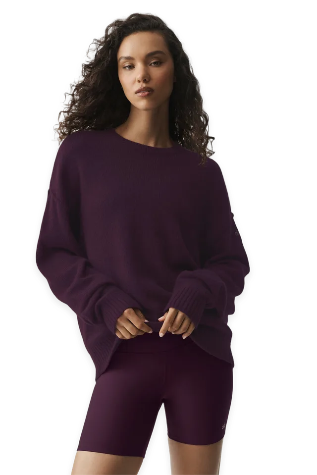 Alo Unisex Wool Cashmere New Class Crewneck Sweater