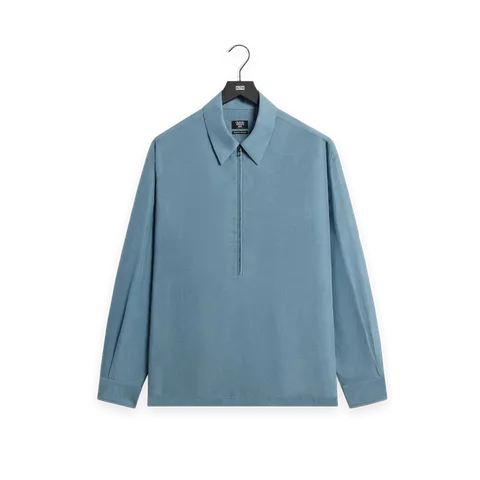 Kith Giorgio Armani & Kith Quarter-Zip Shirt