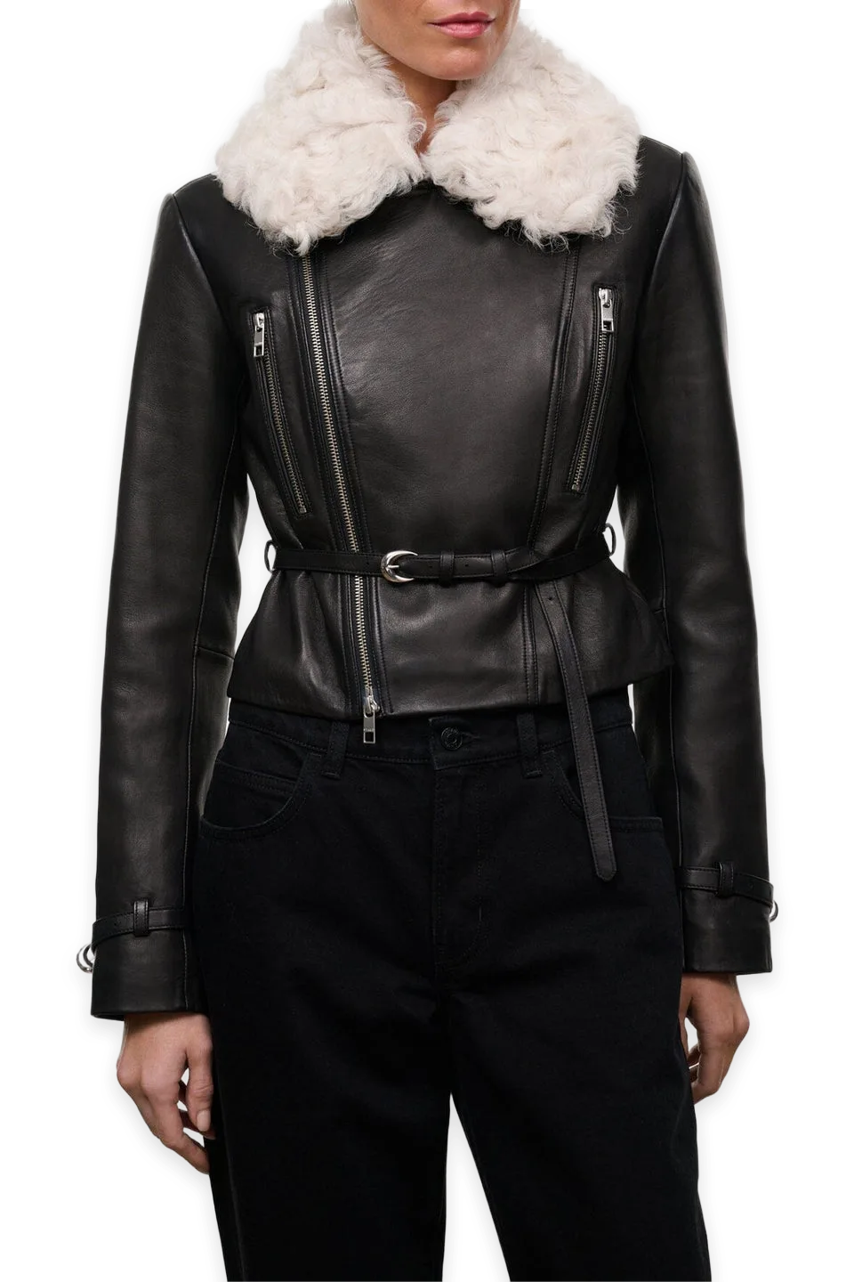 Staud Soho Leather Jacket