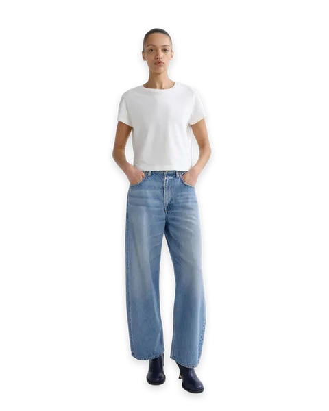AGOLDE Low Curve Crop Jean (Flyweight)