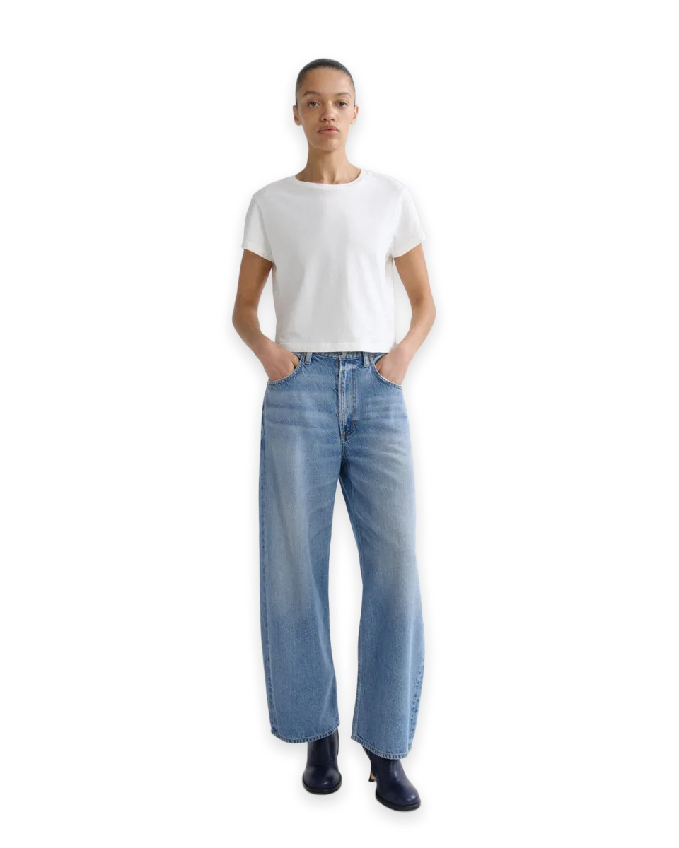 AGOLDE Low Curve Crop Jean (Flyweight)