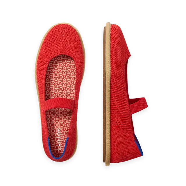 Rothy's The Cruiser Mary Jane · Poppy Raffia-Knit