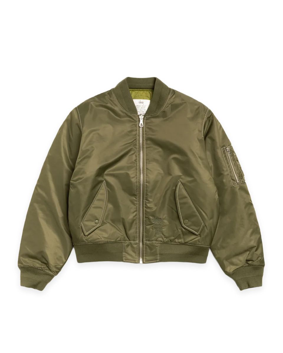 Stüssy BUILT REVERSIBLE BOMBER JACKET
