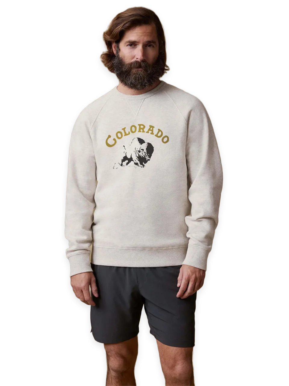 Faherty University of Colorado High Standard Fleece Crew