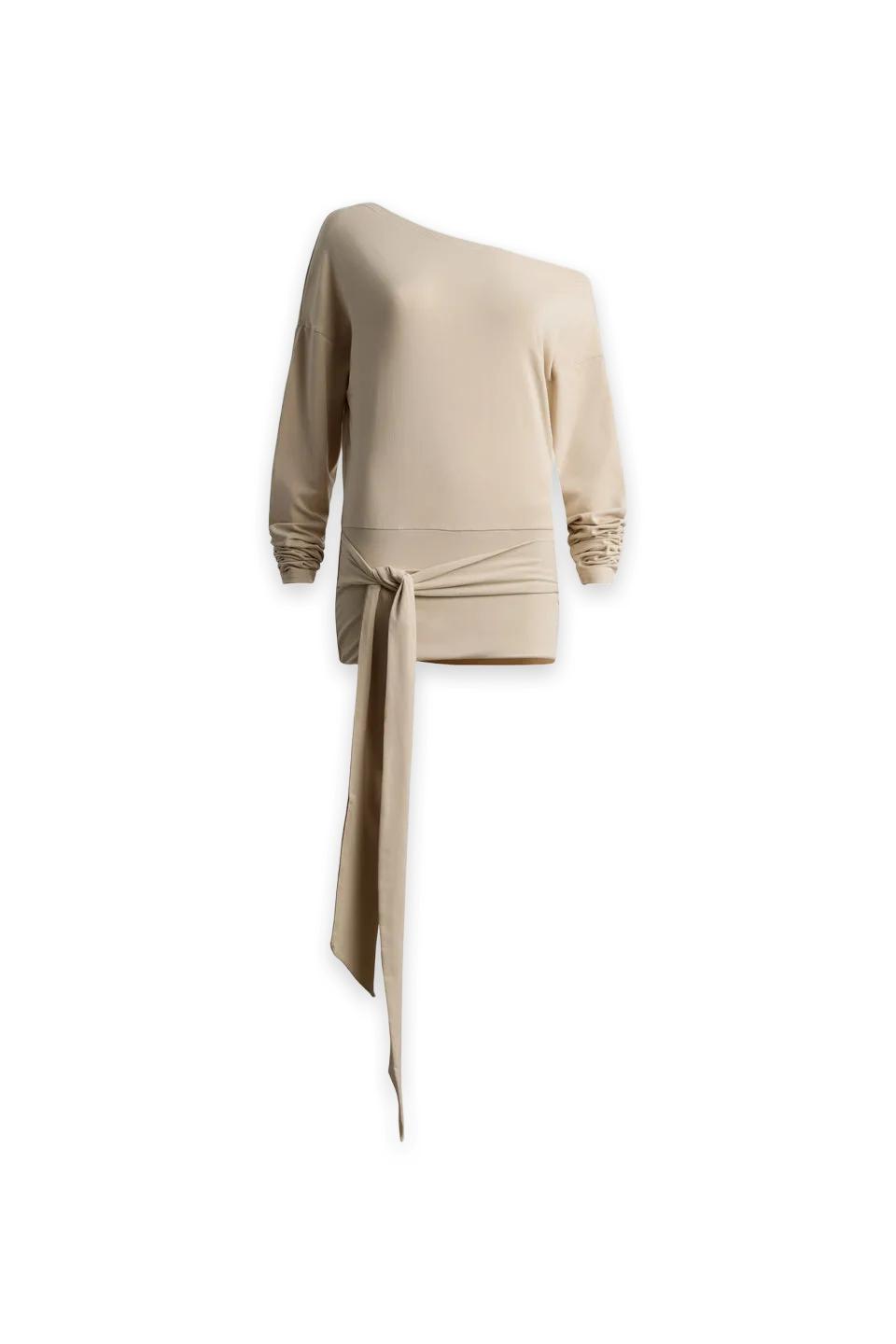 Oak + Fort OFF-SHOULDER DRAPED MINI DRESS