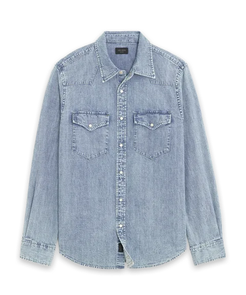Todd Snyder Italian Denim Western Shirt