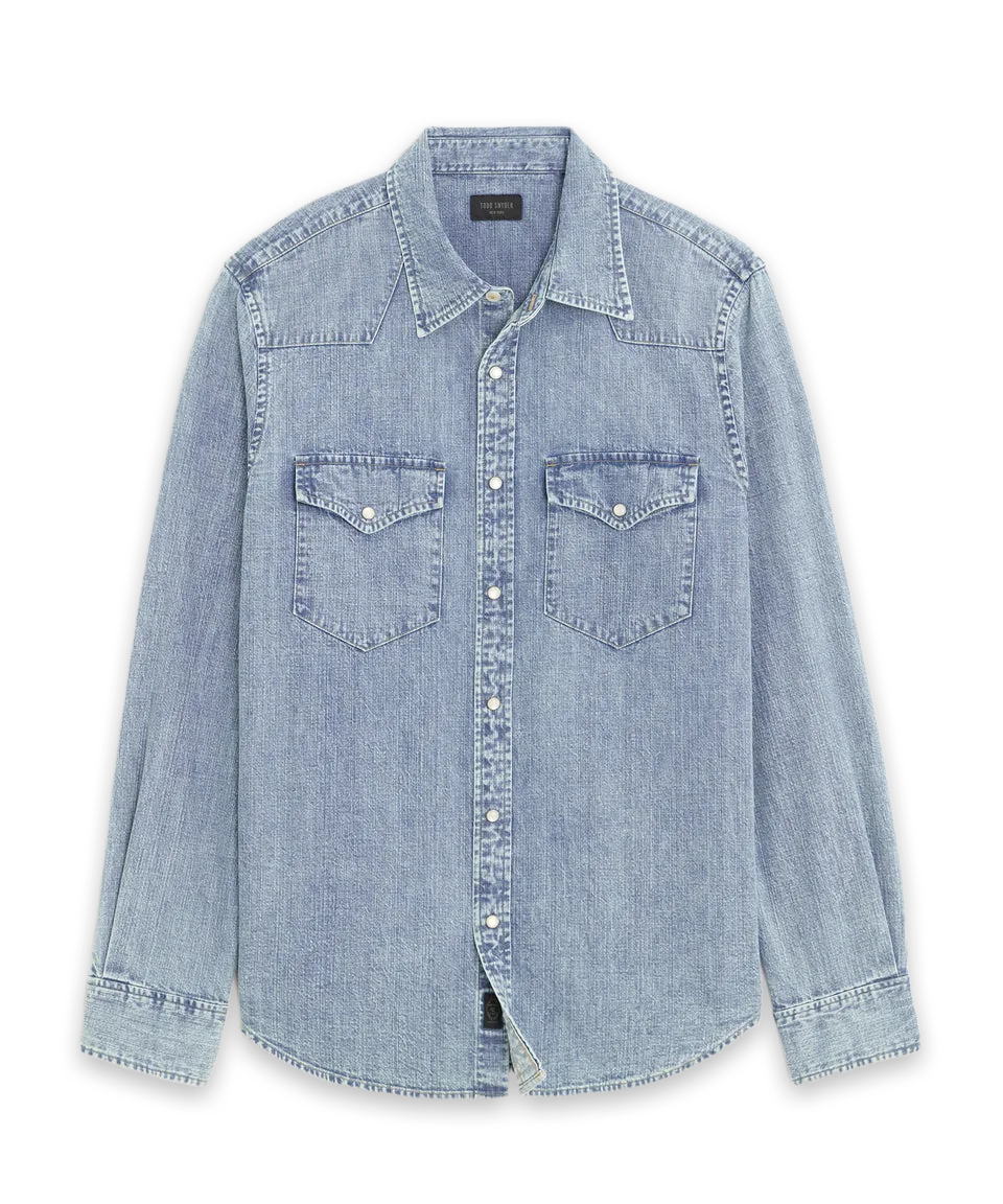 Todd Snyder Italian Denim Western Shirt