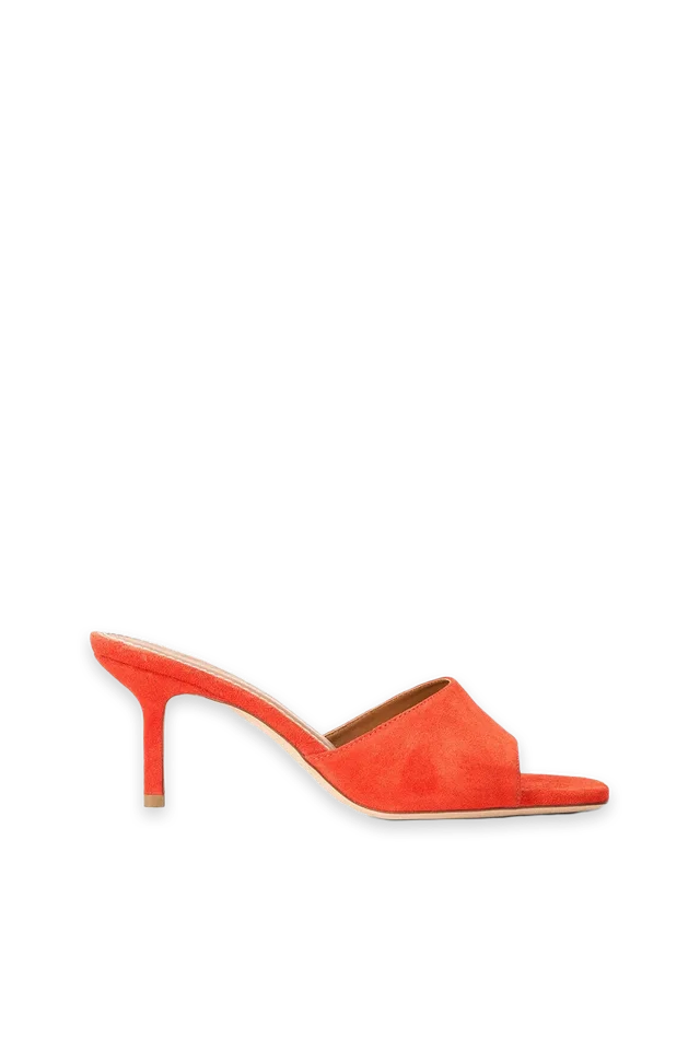 Staud Bea Mule · Tangelo Suede