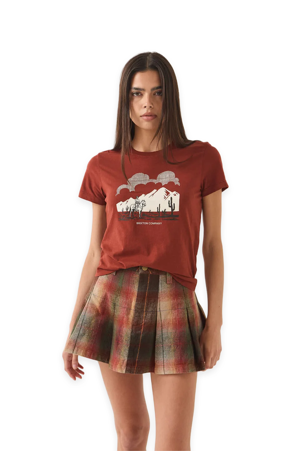 Brixton Great Springs Slim Crew T-Shirt