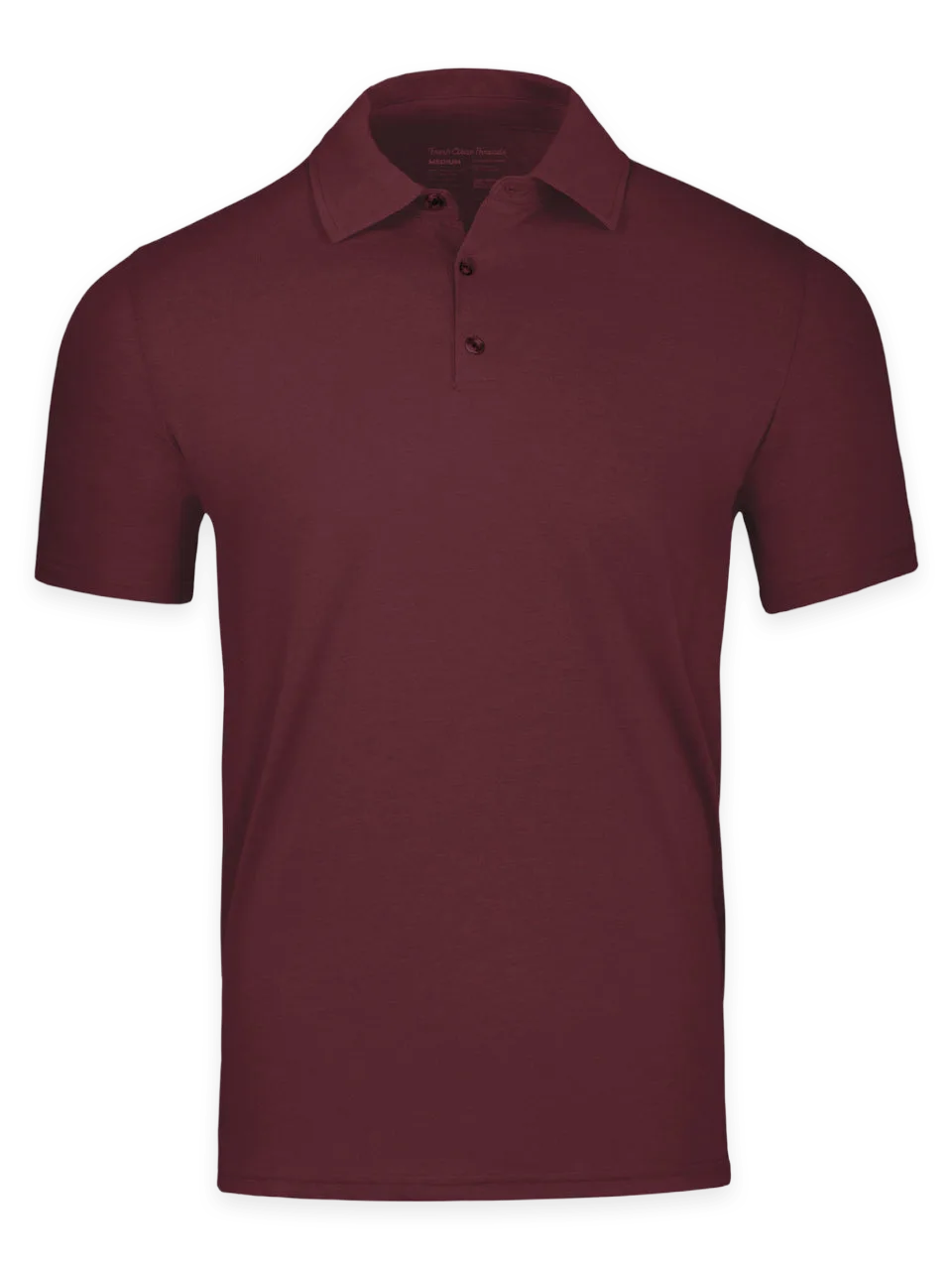 Fresh Clean Threads Burgundy Torrey Polo