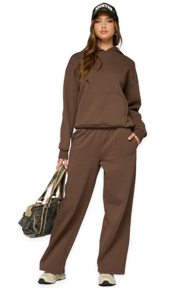 Edikted Basic Girl Wide Leg Edikted Sweatpants